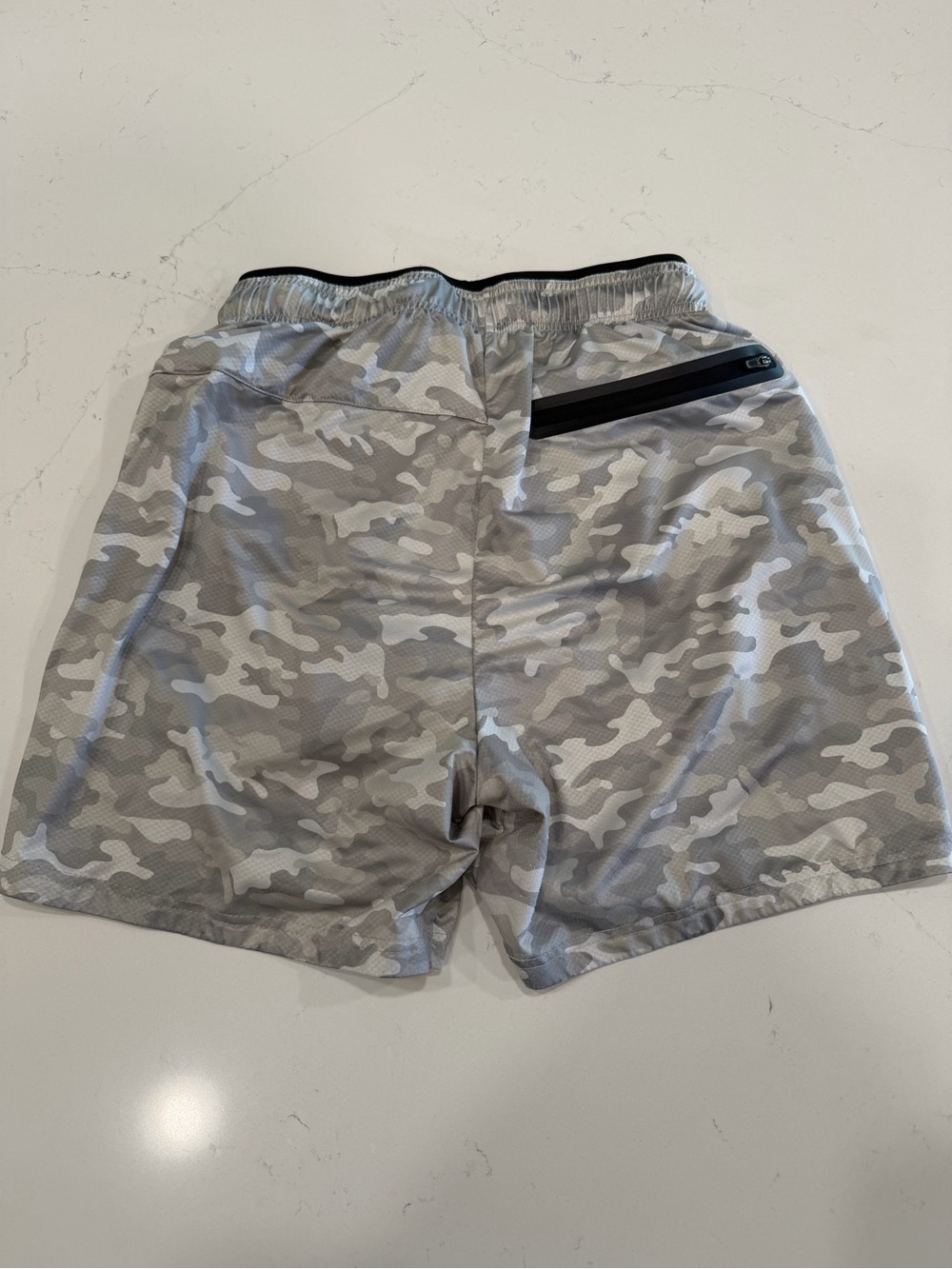 BYLT Basics Men’s Grey Camo Performance Shorts - Medium - Picture 2 of 6